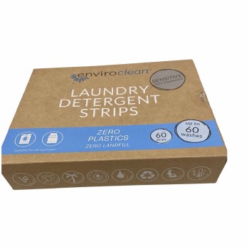 Laundry Detergent Strips SENSITIVE x 60 pack - Enviroclean Laundry Detergent Strips SENSITIVE x 60 pack - Enviroclean