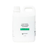 Image shows a white plastic 2 litre container in a jerrycan shape . The container has a screwtop and is labelled Plant Based Body and Hair Cleanser Patchouli Envirocare 2 litres