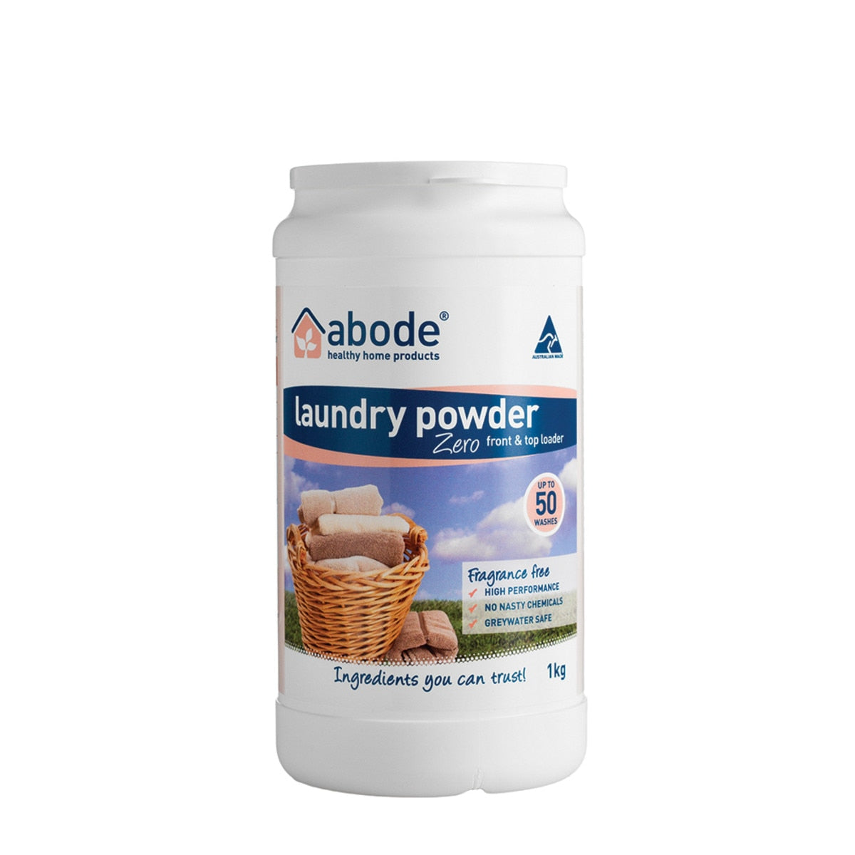 Abode Laundry Powder Zero - Sensitive