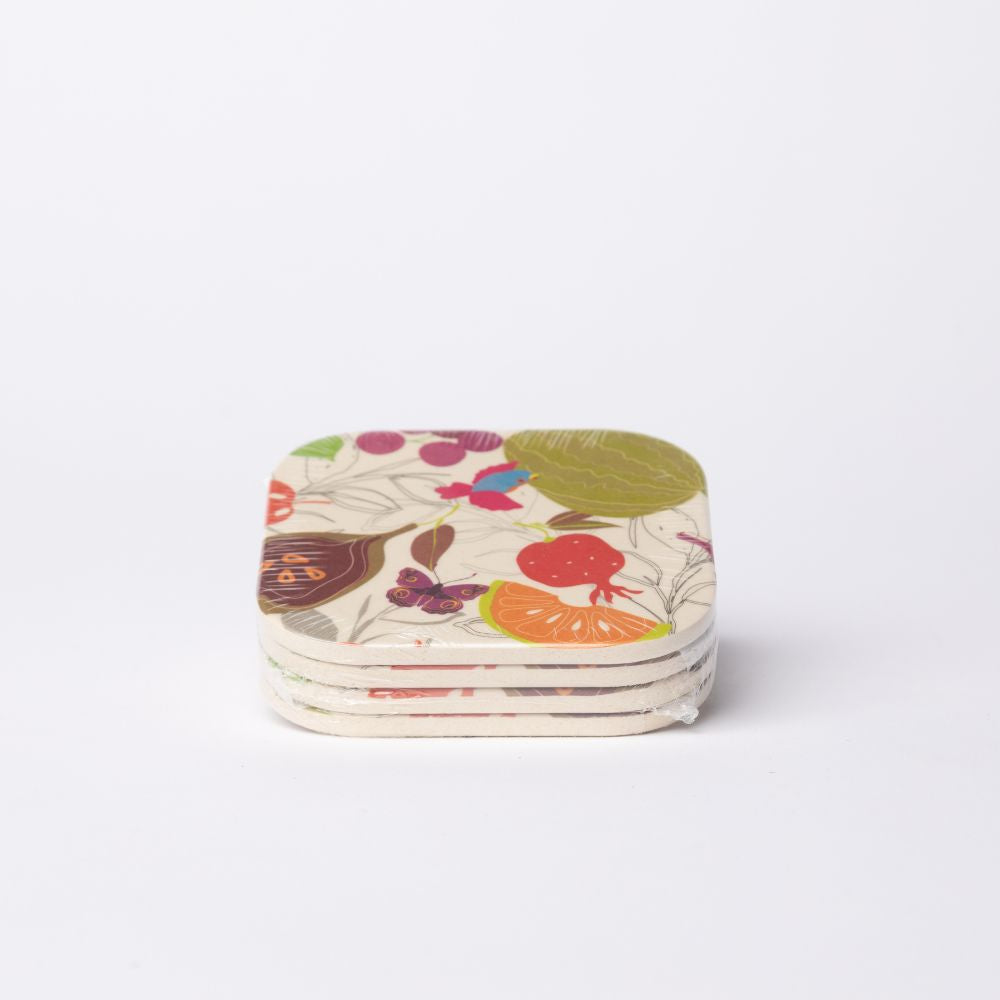 Impact Bamboo Drink Coasters (set of 4)