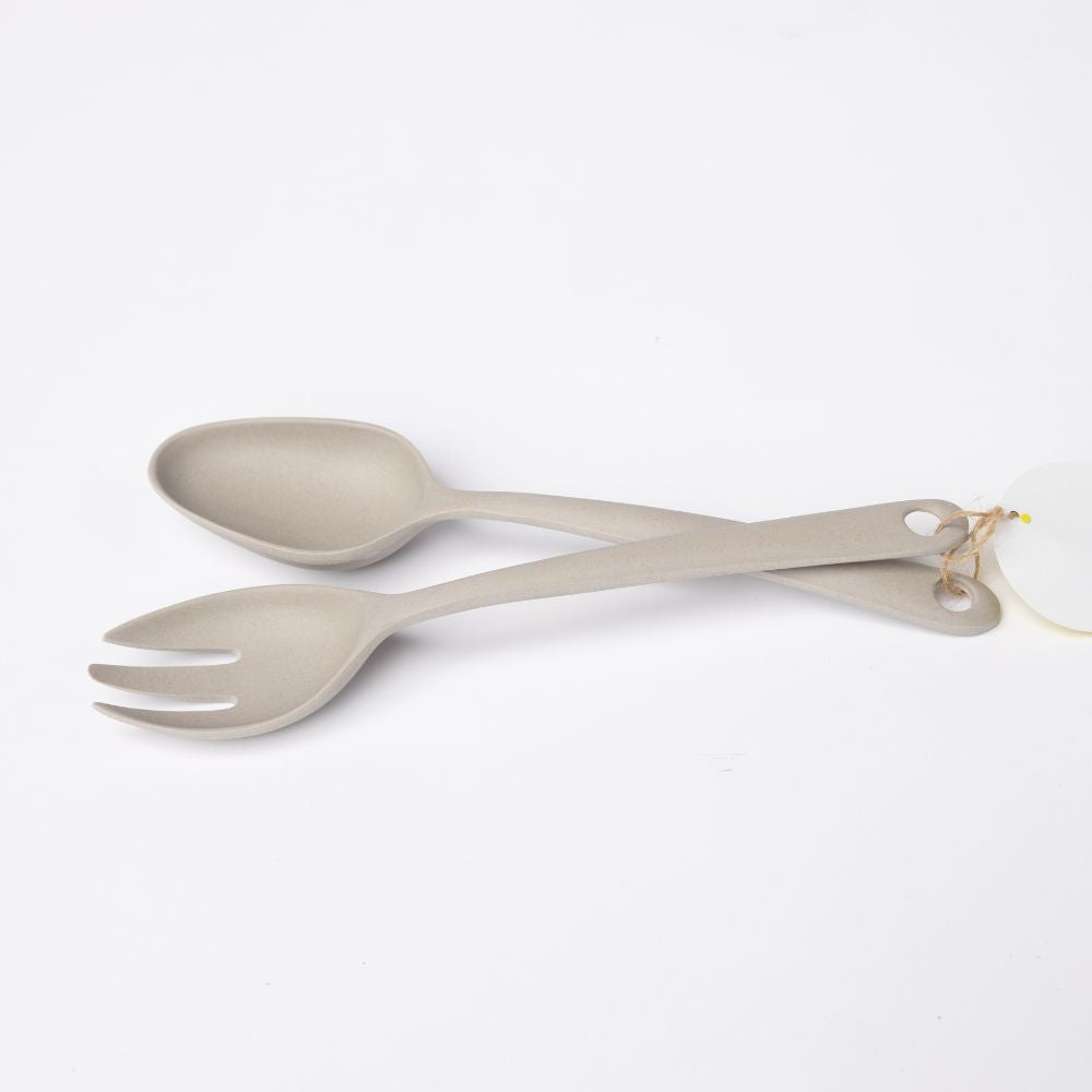 Impact Bamboo Large Salad Bowls 25.5cm