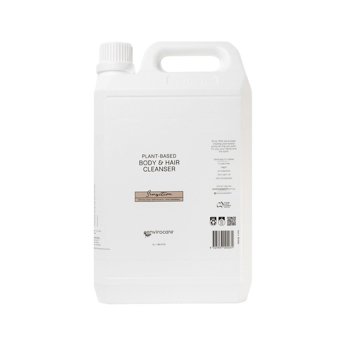 Body & Hair Cleanser Sensitive - Envirocare